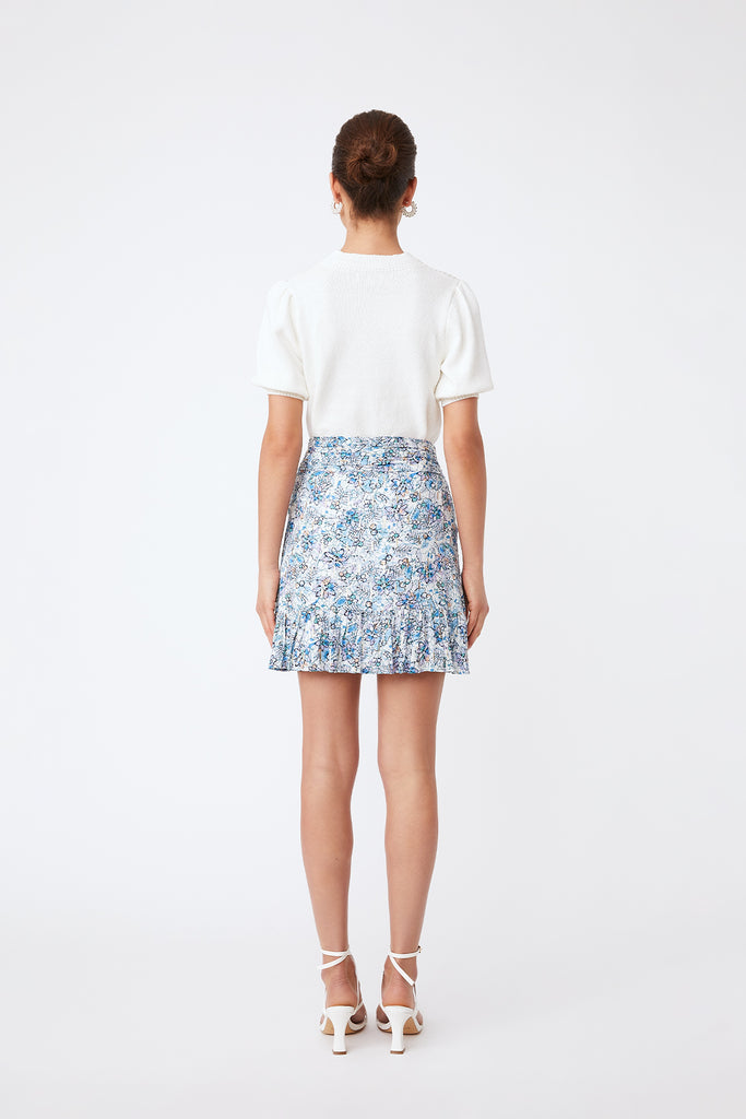 Fauve - Print short dress with lurex touch - Suncoo HK