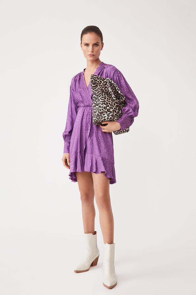 Carrie - Short jacquard dress - Suncoo HK