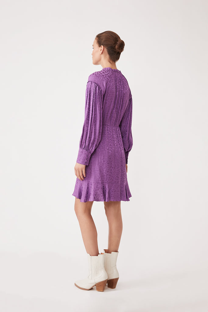 Carrie - Short jacquard dress - Suncoo HK
