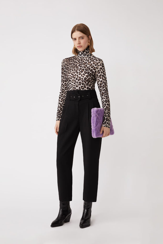 Julio - High waisted belted pants - Suncoo HK