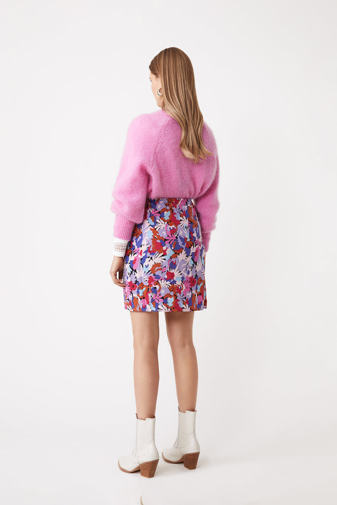 Fer - Floral print short skirt - Suncoo HK