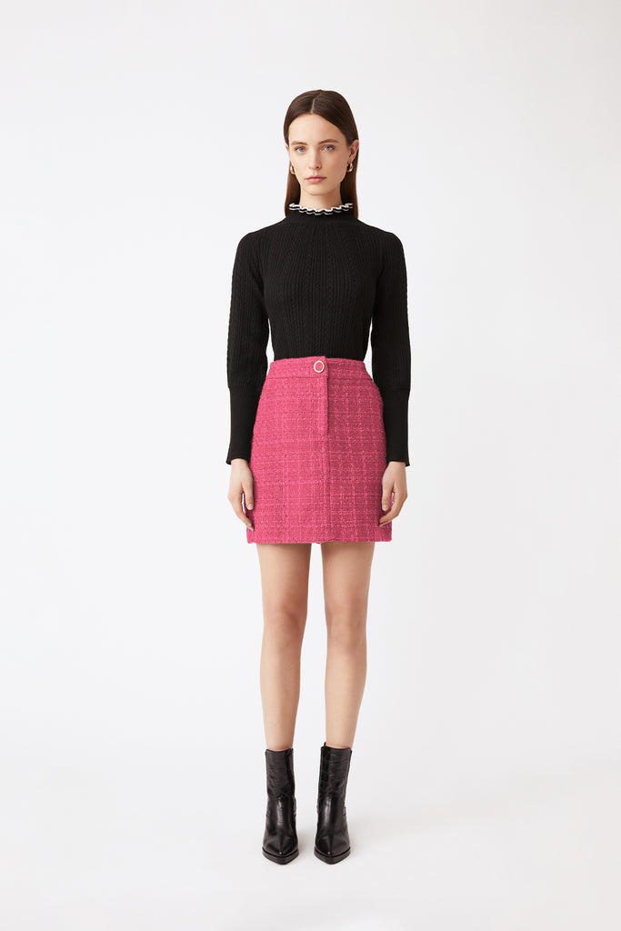 Folly - Recycled tweed short skirt - Suncoo HK