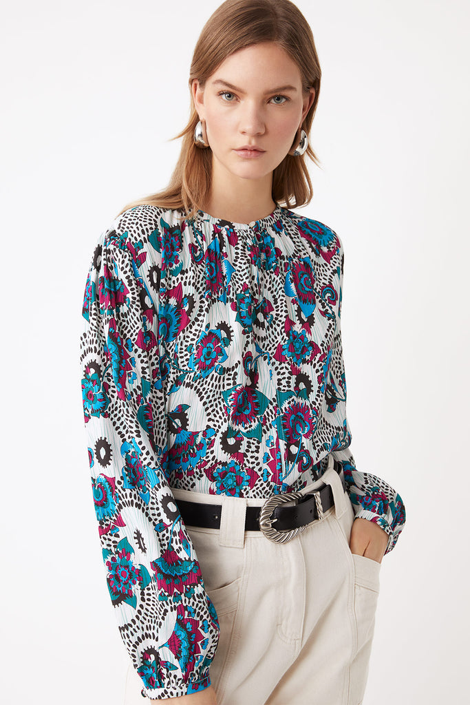Lamour - Printed blouse - Suncoo HK
