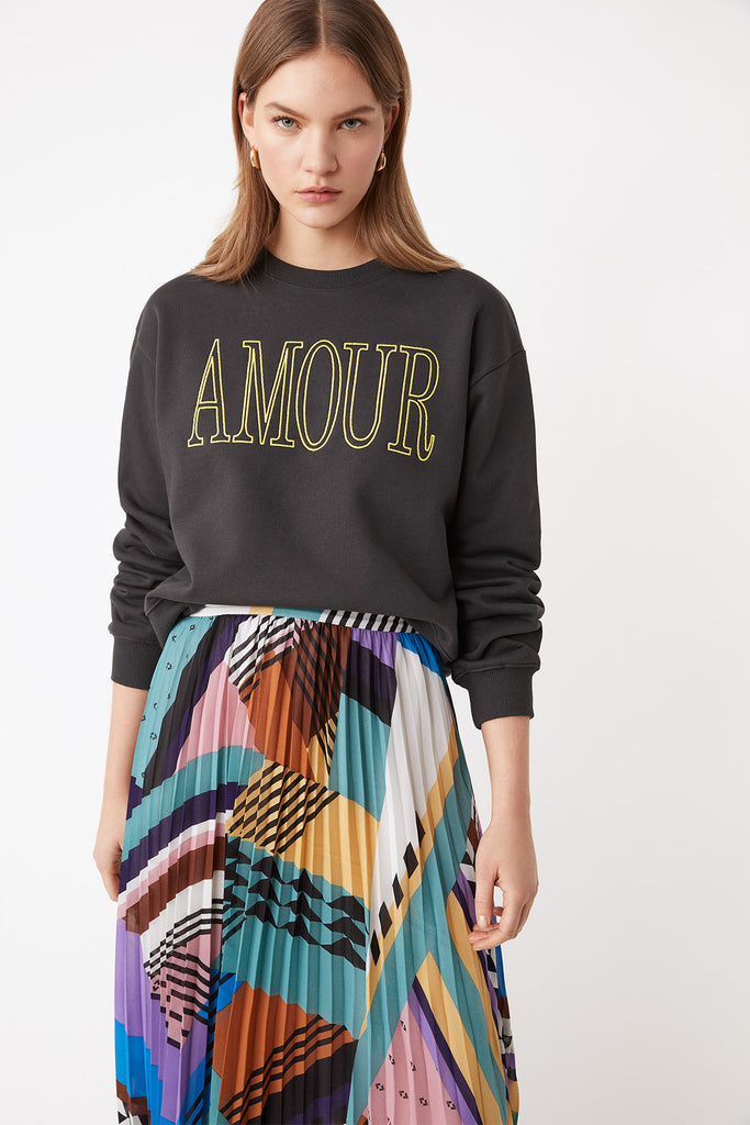 Serge - Sweatshirt with message "Amour" - Suncoo HK