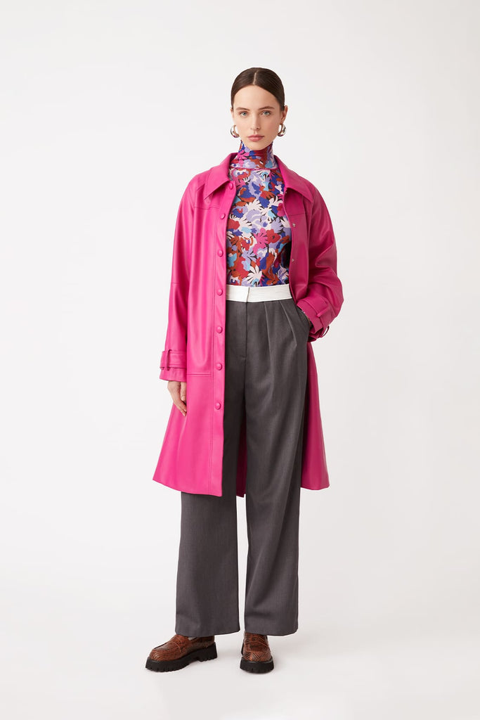 Eddy - Faux leather trenchcoat - Suncoo HK