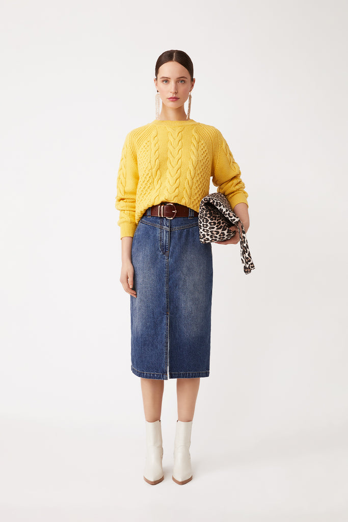 Pomeroy - Plain jumper with knitted set - Suncoo HK
