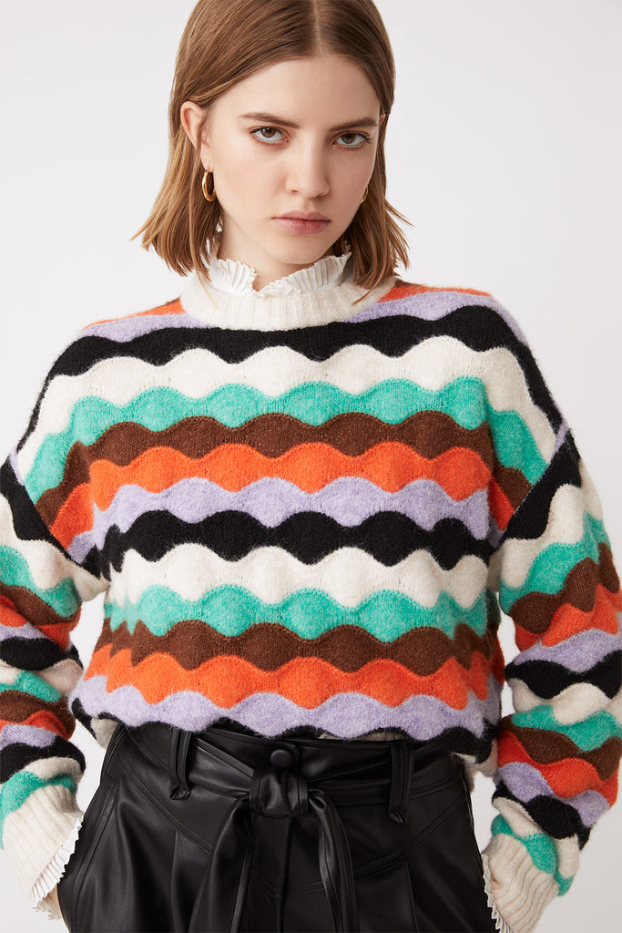 Panayo - Wool striped jumper - Suncoo HK