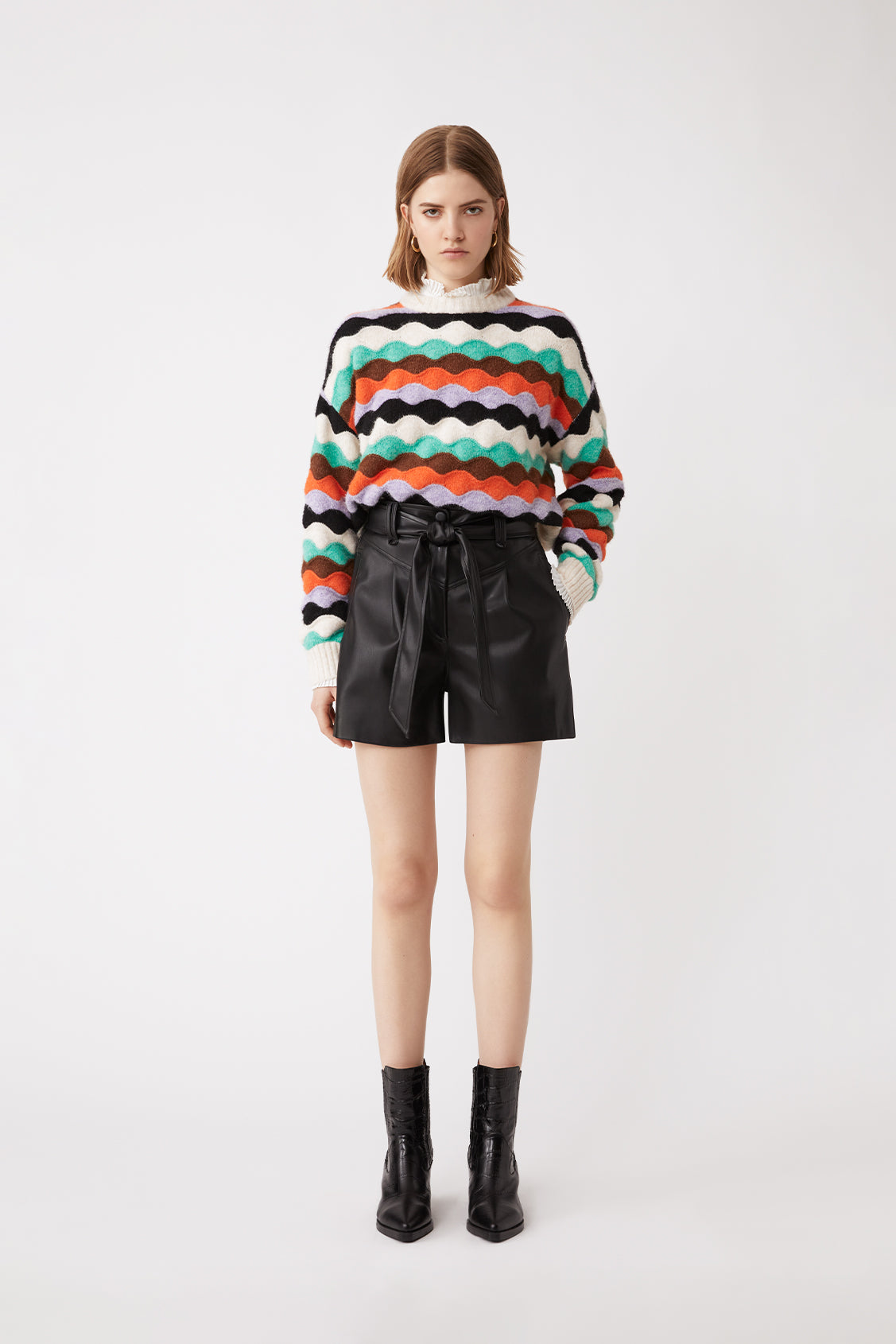 Panayo - Wool striped jumper | Suncoo HK