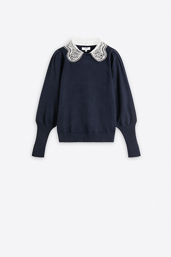Pilgrim - Fantasy jumper with lace collar - Suncoo HK