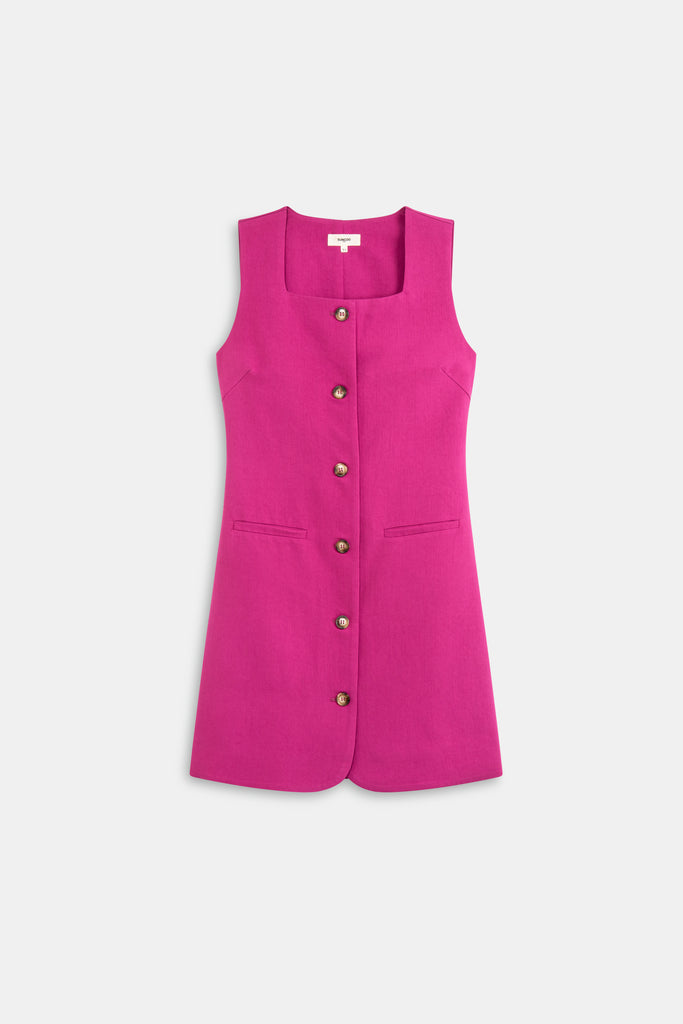 CASCAD - Buttoned Dress With Three Front Openings - Suncoo HK