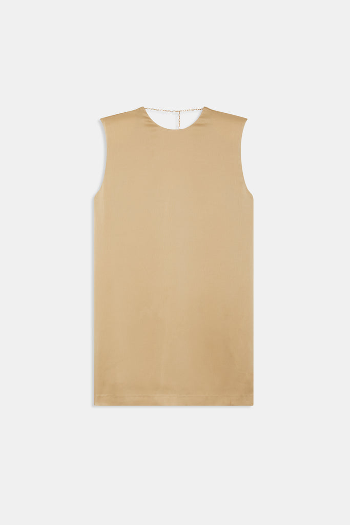 CLARA - Short Satin Chain Dress - Suncoo HK