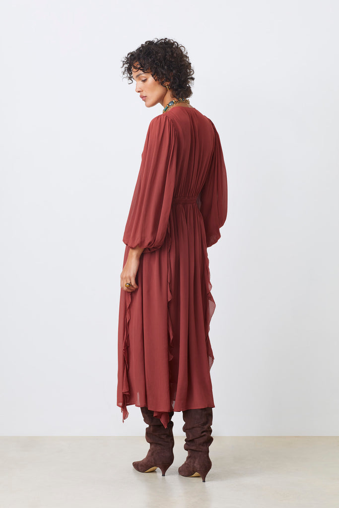 CASSIE - Musslin long dress - Suncoo HK