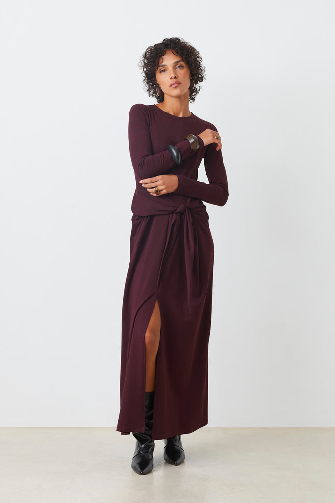 CLOUD - Long draped dress - Suncoo HK