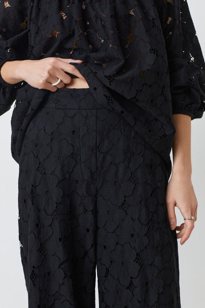 JOYCE - Wide lace pants - Suncoo HK