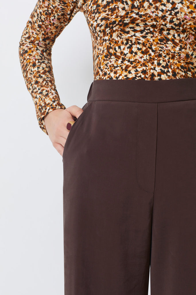 JESSY - Fluid high-waisted pants - Suncoo HK