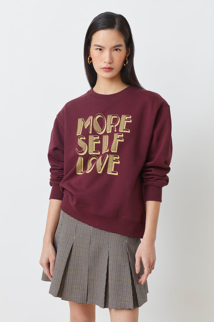 STANLEY - MORE SELF LOVE cotton sweatshirt - Suncoo HK