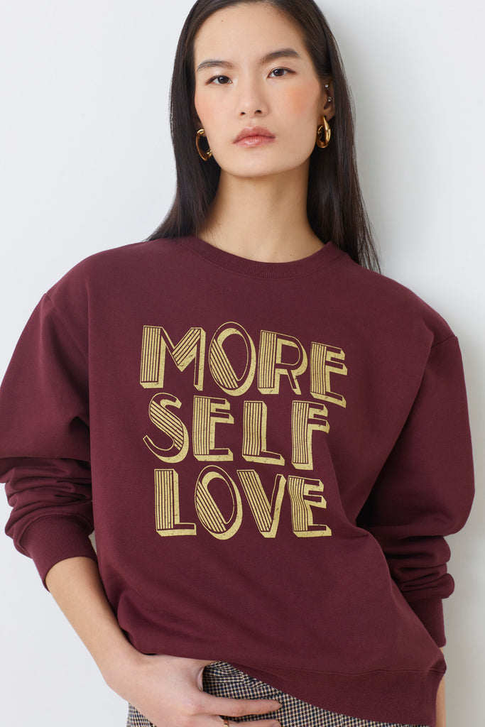 STANLEY - MORE SELF LOVE cotton sweatshirt - Suncoo HK