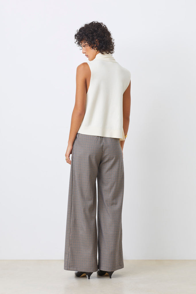 PHERES - Sleeveless draped jumper - Suncoo HK