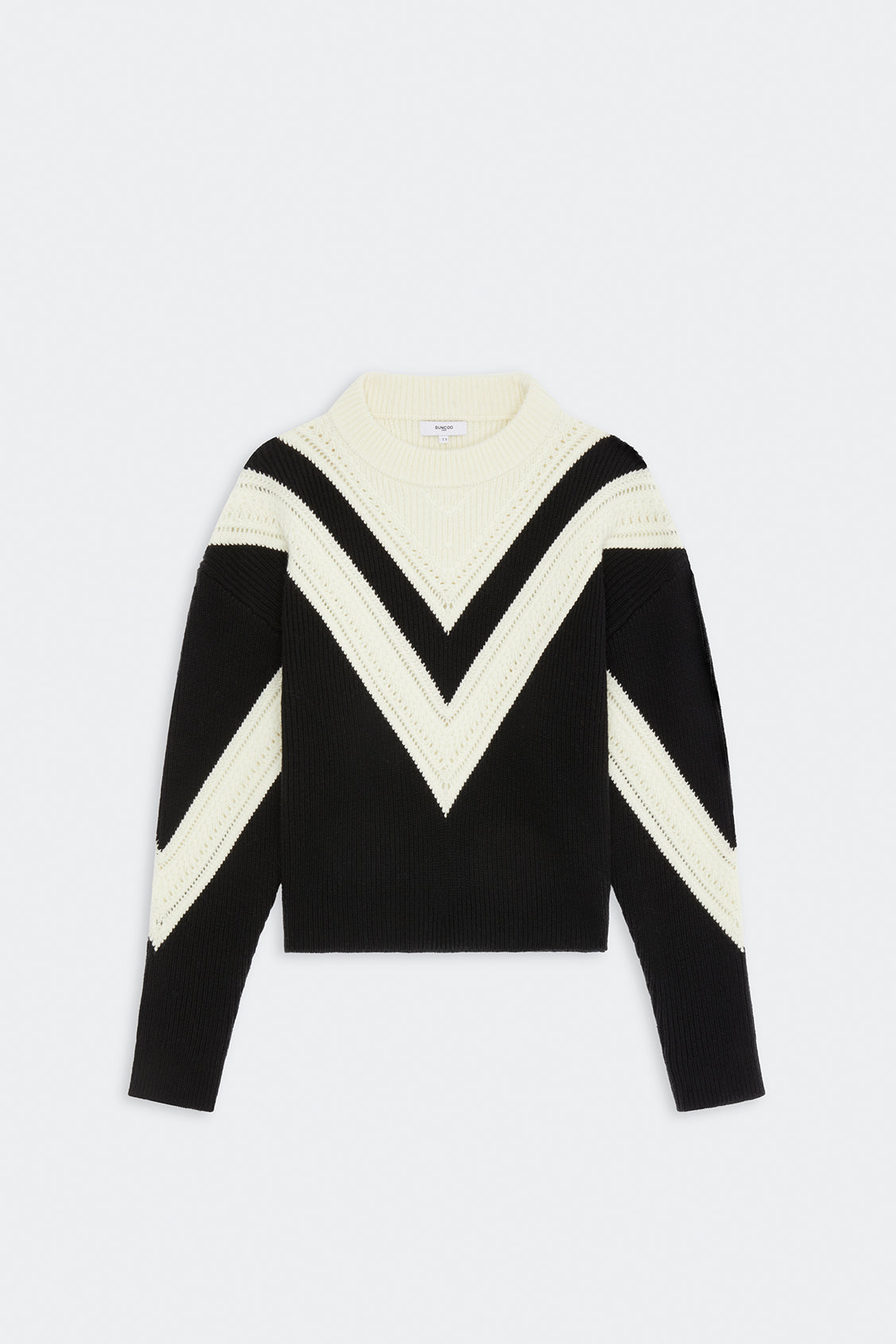 PABLITO Colour block striped jumper