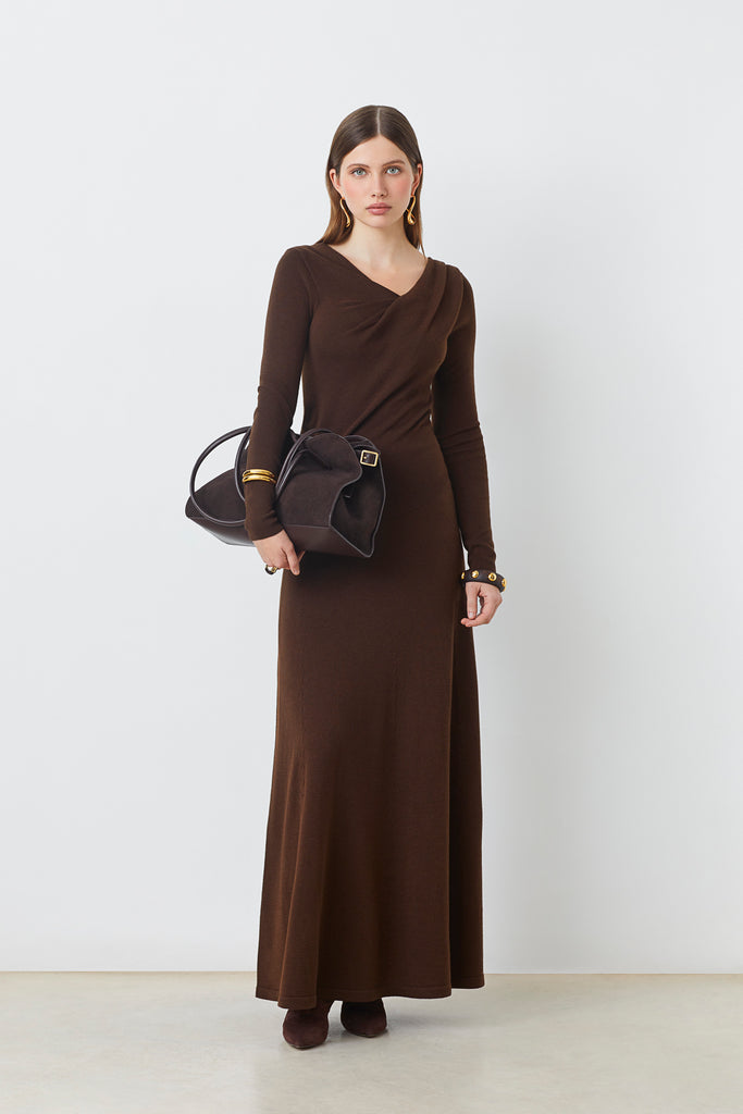 FRANKI - Long flowing knitted skirt - Suncoo HK