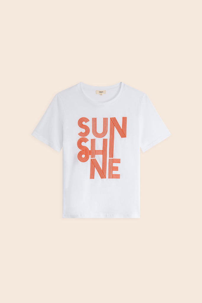 Medan - Cotton tee-shirt with Sunshine message - Suncoo HK