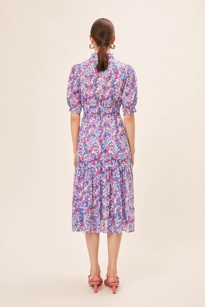 Cipri - Cotton bohemian floral print dress - Suncoo HK