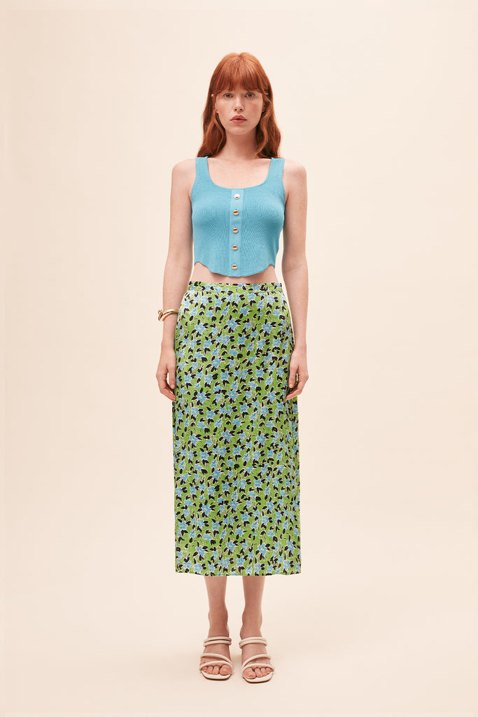 Fabiola - Floral print skirt - Suncoo HK