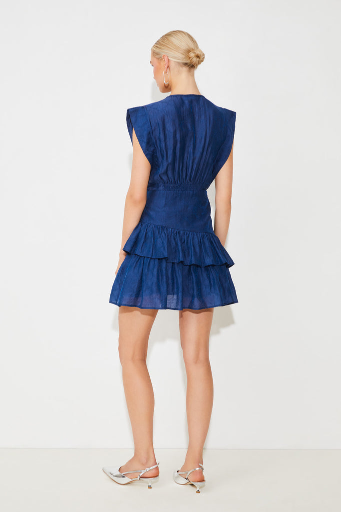 CYANA - Short Iridescent Jacquard Dress - Suncoo HK