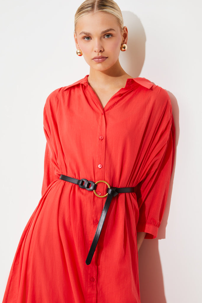 CHARLY - Oversize Shirt Dress - Suncoo HK