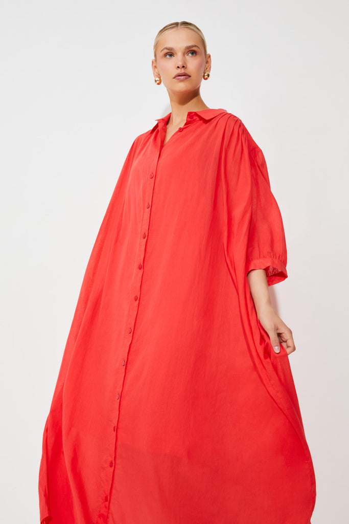 CHARLY - Oversize Shirt Dress - Suncoo HK