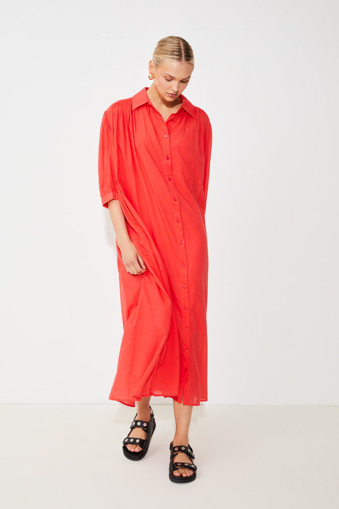 CHARLY - Oversize Shirt Dress - Suncoo HK
