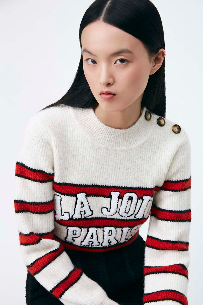 Pastaga -  Fantasy Striped Jumper La Joie Paris - Suncoo HK
