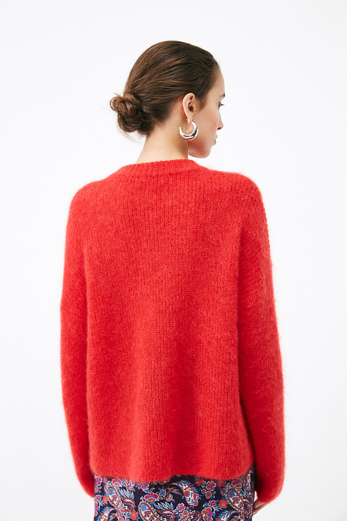 Passion -  Mohair Fantasy Jumper With Amour Message - Suncoo HK