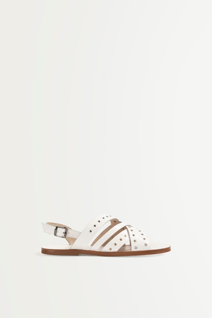 Hajad - White Sandals Shoes - Suncoo HK