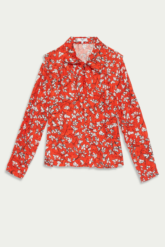 Loicia - Floral Printed Blouse - Suncoo HK