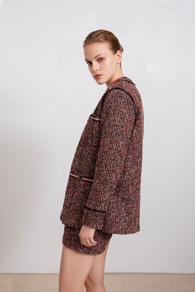 Dama - Fancy Tweed Jacket - Suncoo HK