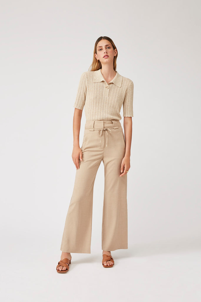 Jason - High Waisted Pants To Tie - Suncoo HK