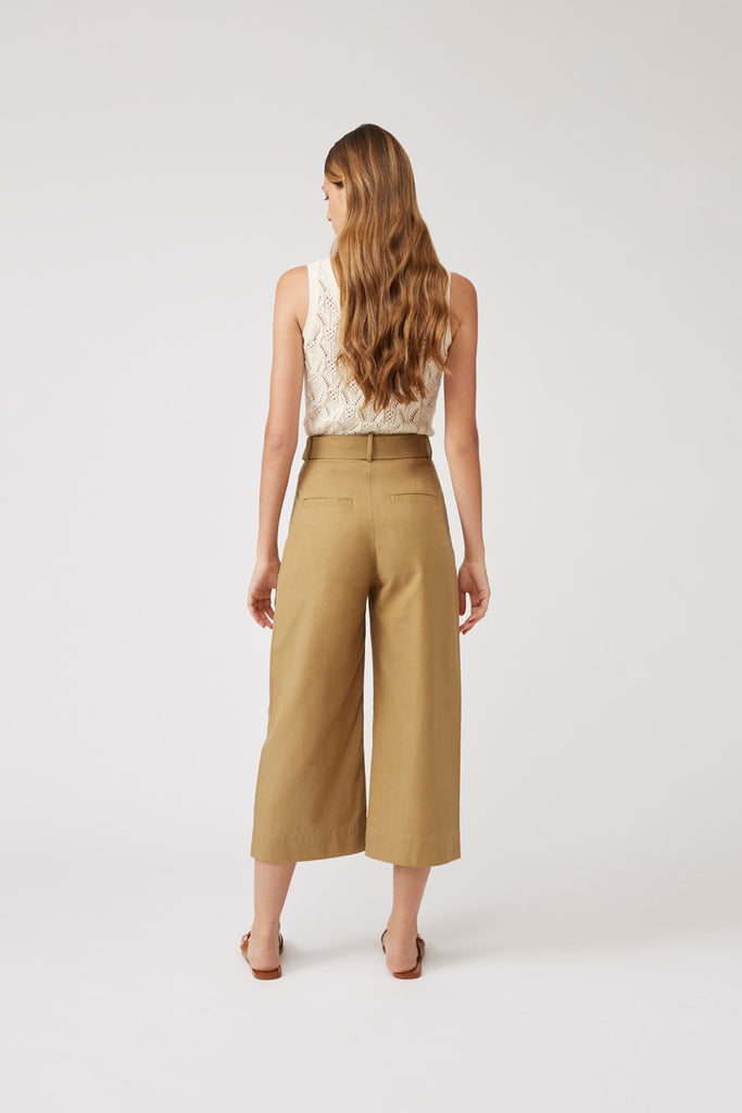 Junior - High Waisted Large Pants With Pockets Details - Suncoo HK