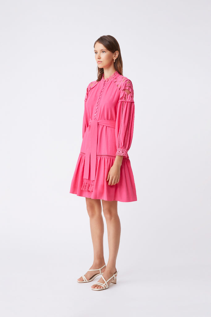 Chama - Short cotton dress - Suncoo HK